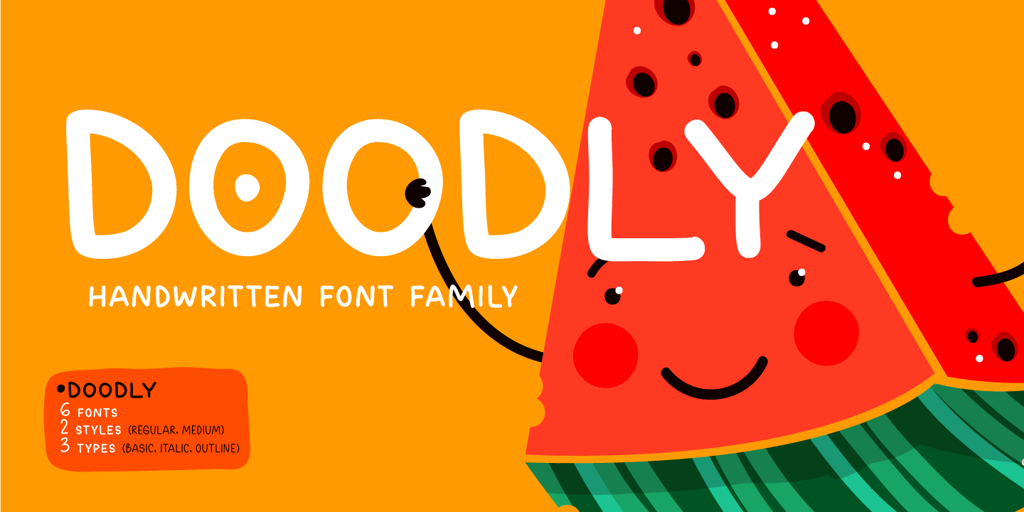 Doodly Font preview